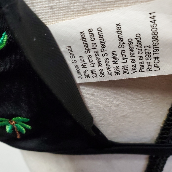 No Boundaries Womens / Juniors Bikini Swimsuit Size Small Palms Beach Vacation - Picture 7 of 8